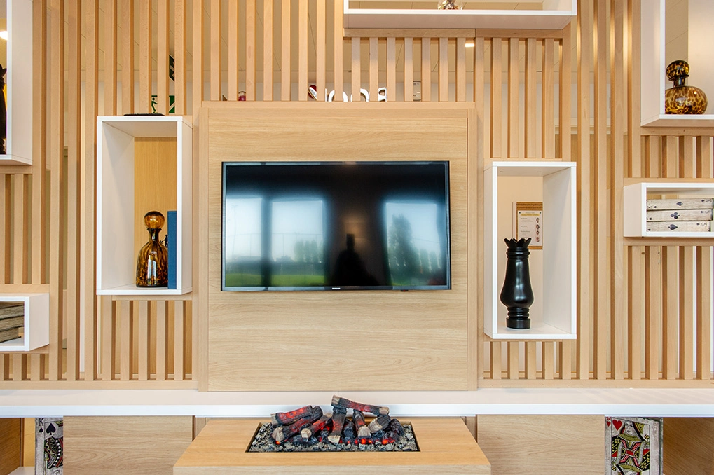mur bois design emera trefle anderlecht