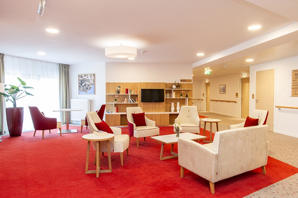 Salle accueil aménagée 