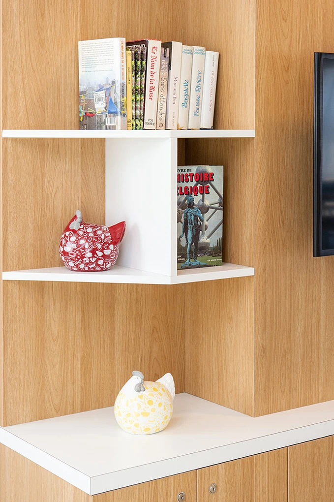 Meubles aménagé en bois 