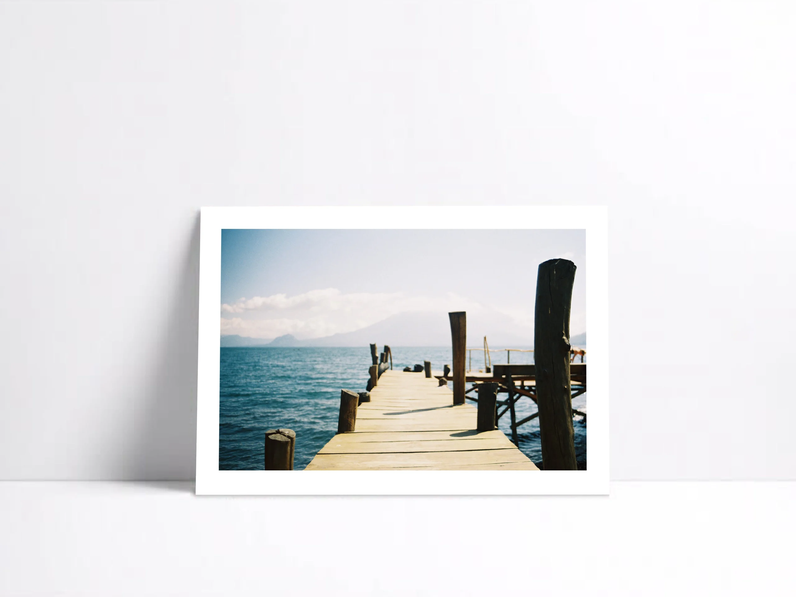 Photographie artistique ponton vue mer au Guatemala
