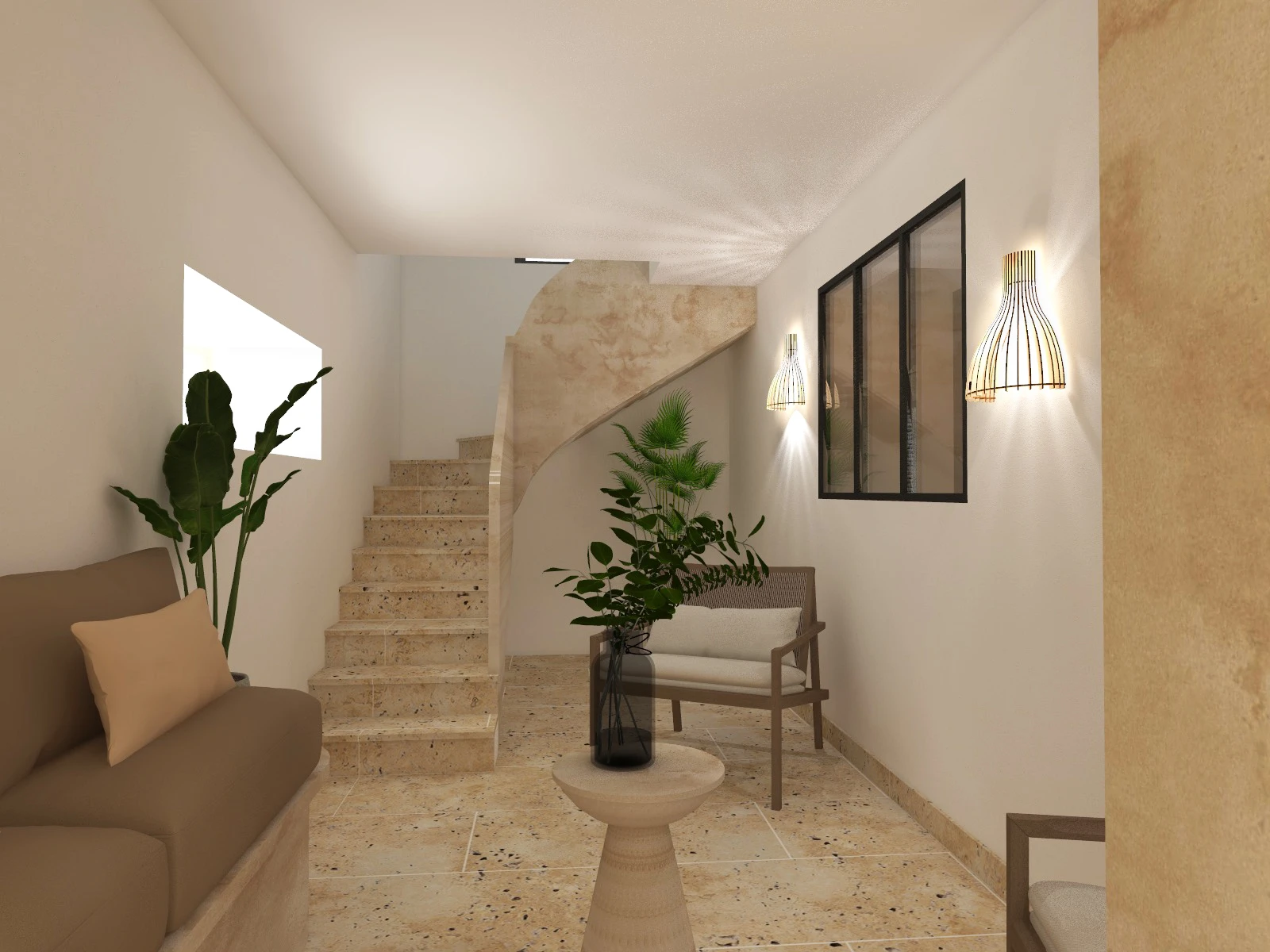 Escalier après réhabilitation