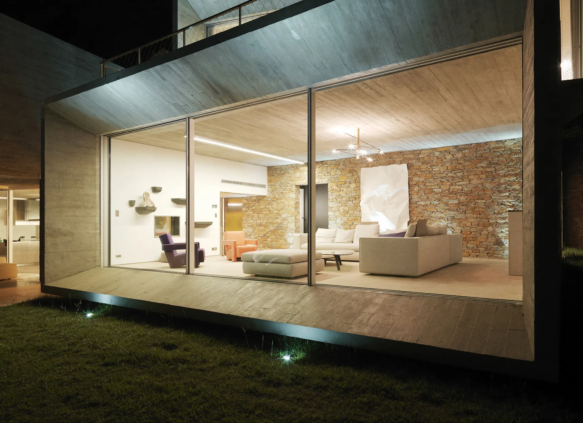 vue extérieure projet caps house