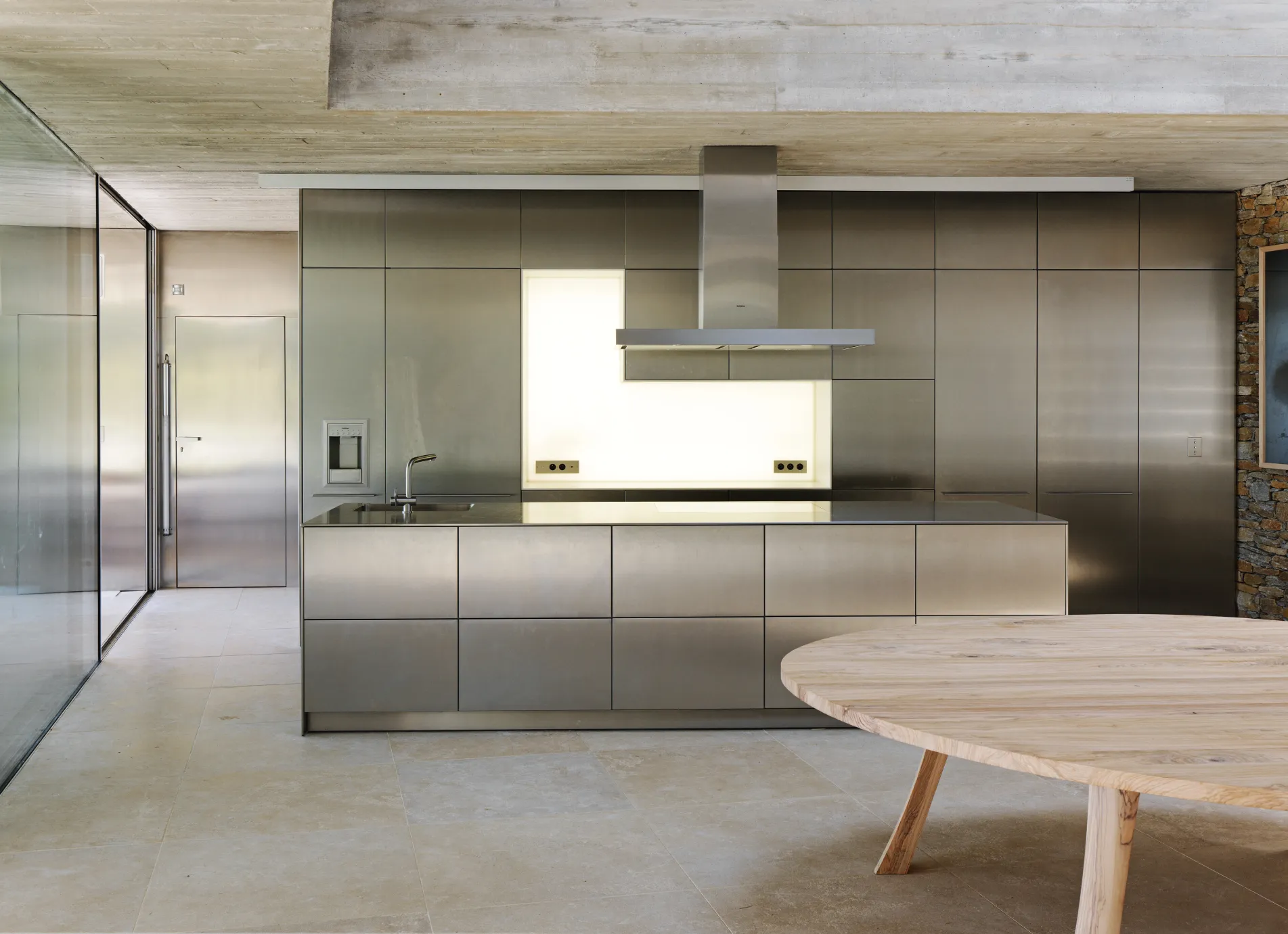 vue cuisine projet caps house
