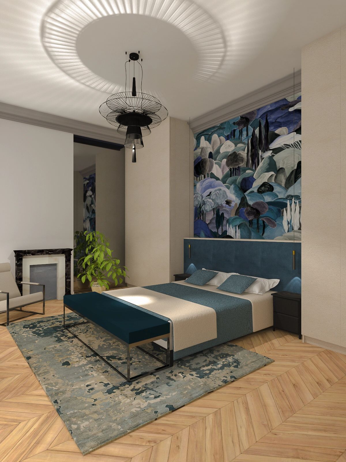 Chambre verticale