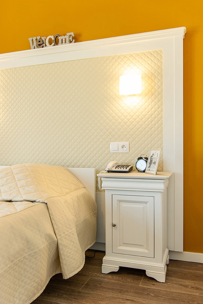 Vue lit chambres privées