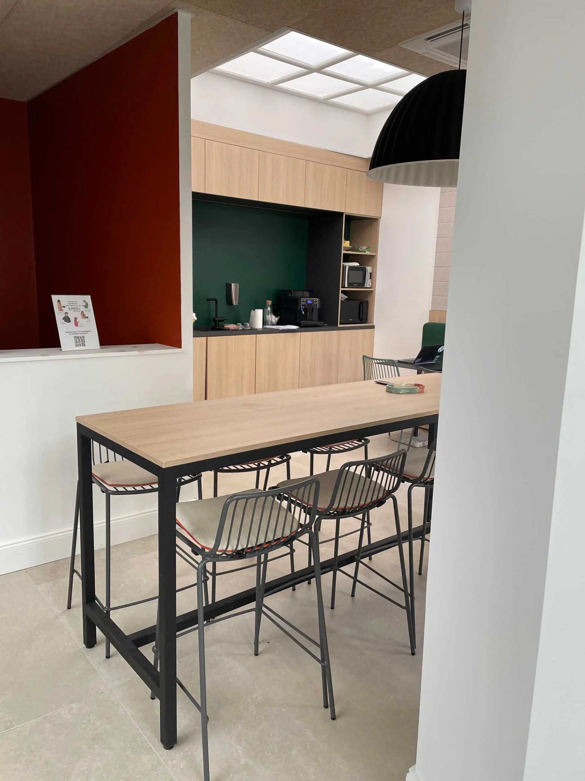 Rénovation et aménagement de coworking | Bureaux | espace commercial haut de gamme
