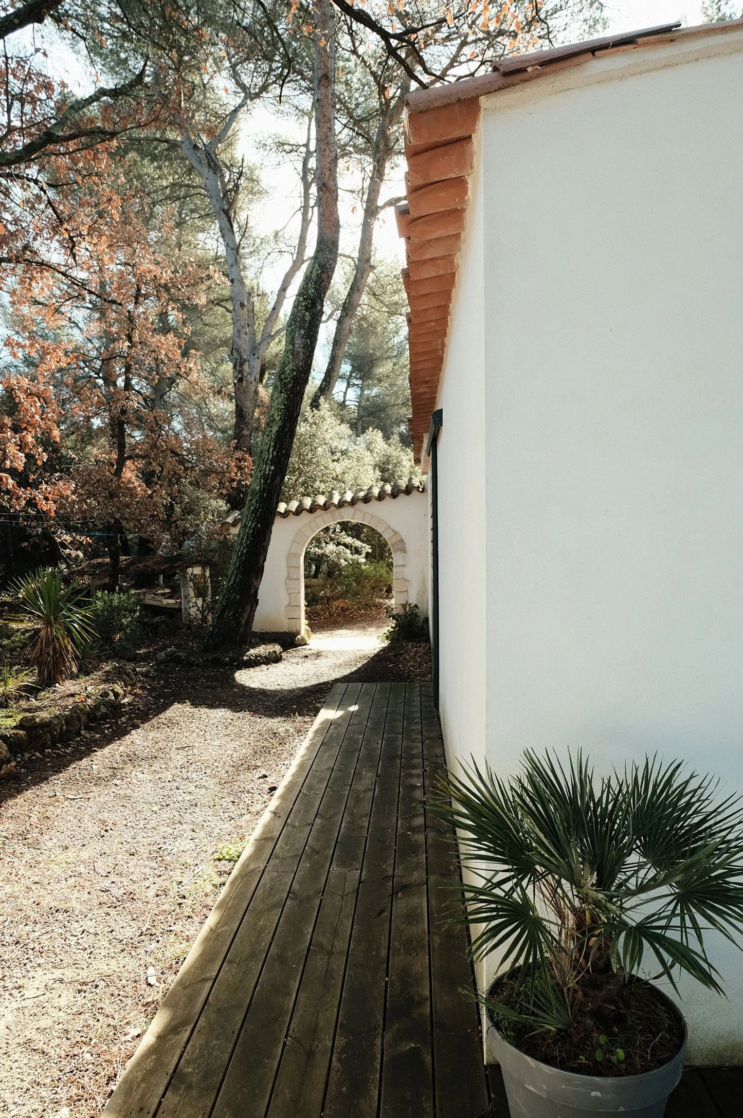 Vue sur entrée